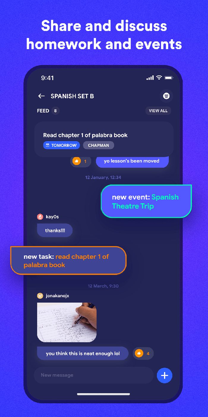 Classify screen